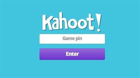 Kahoot...student sign-in! You will need a game code from your teachers to play this ...