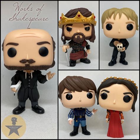 Shakespeare & Characters Custom Funko POP Vinyl Figurine - Etsy UK