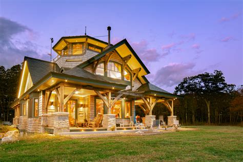 Magical Custom Timber Frame Home in The Berkshires, MA - Woodhouse The ...