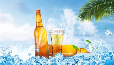 Cold summer beer creative image_picture free download 401736626_lovepik.com