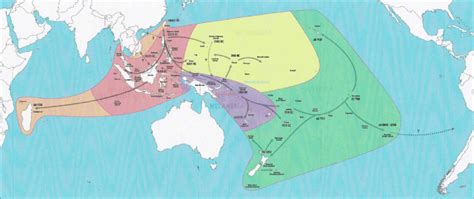 A general overview of Austronesian population movements. This global ...