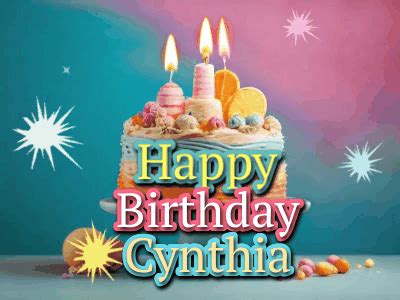 Happy Birthday Cynthia GIF 66