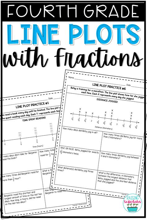 Line Plots Worksheets