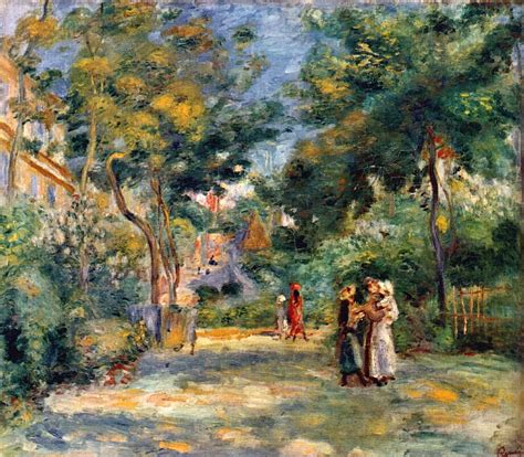 Figures in a Garden - Pierre-Auguste Renoir - WikiArt.org - encyclopedia of visual arts