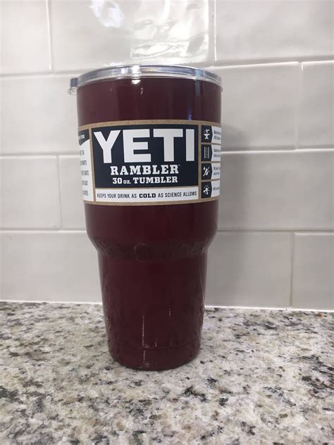 Maroon 20 or 30oz YETI Tumbler