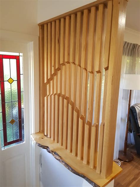 A cool dividing wall I made : r/BeginnerWoodWorking