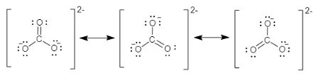 Construct an electron-dot diagram for carbonate ion. Draw structural ...