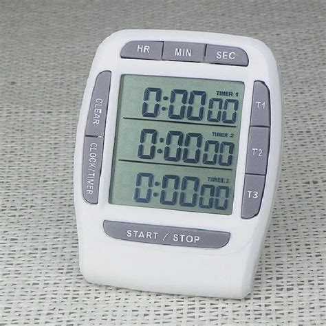 Digital LCD Multi Channel Timer CountDown Laboratory 3 Channel Timers 99 Hours ss1282-in Kitchen ...