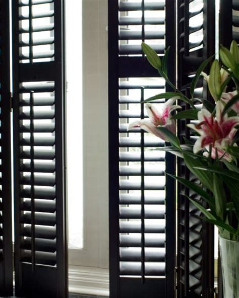 What do you think of black plantation shutters?