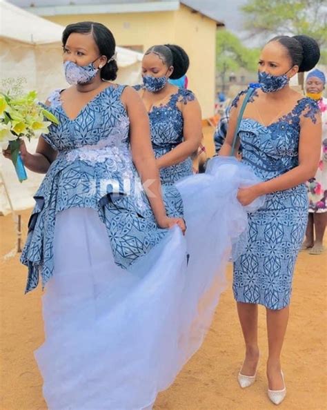 Tswana Traditional Wedding Dresses 2021 - Sunika Traditional African Clothes