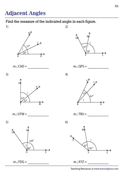 Angle Addition Postulate - YouTube - Worksheets Library