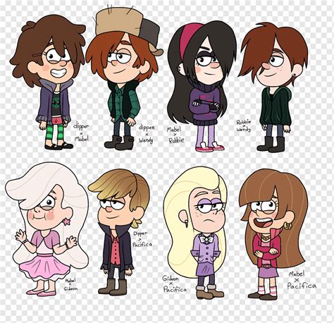 Dipper Pines Mabel Pines Robbie Fan art, wendy dipper, child, face, friendship png | PNGWing