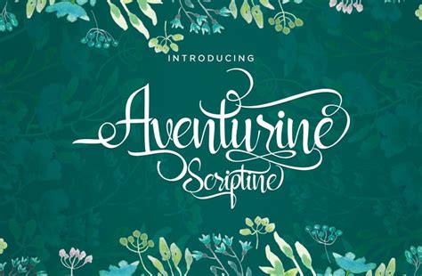 Aventurine Scriptine by Font Bundles St | Font Bundles | Samantha font free, Free fonts download ...