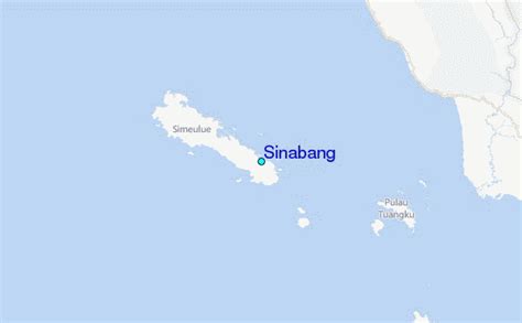 Sinabang Tide Station Location Guide