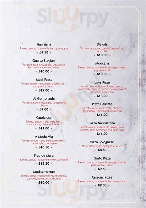 Mario House menù, Barrow-in-Furness - Main Menu | Sluurpy