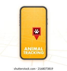 Animal Tracking Location Pin Great Design Stock Vector (Royalty Free) 2168073819 | Shutterstock