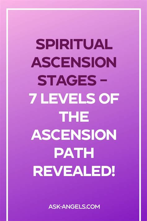 Spiritual Ascension Stages – 7 Levels of the Ascension Path Revealed! - Ask-Angels.com ...