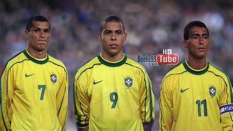 The 'R' Trio ( Ronaldo Romario Rivaldo ) First Match Together vs ...