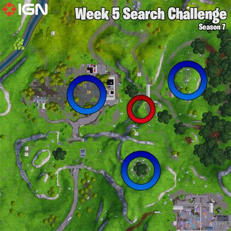 Fortnite Week 5 Challenges – Tower Locations and Battle Star Map – GameUP24