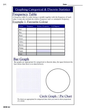 Blank Frequency Table - Fill Online, Printable, Fillable, Blank | pdfFiller