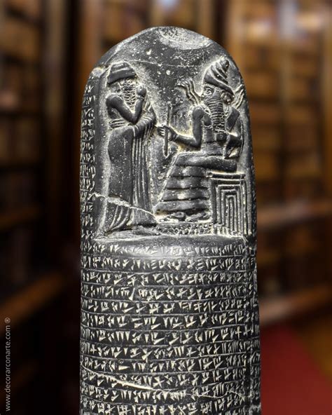 Code of Hammurabi. 11 In. Reproductions of Mesopotamian Figures ...