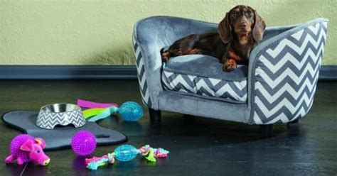 Aldi have released a new pet range including a dog couch.