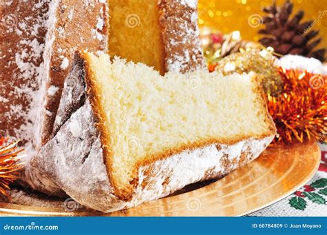 Pandoro, Typical Italian Sweet Bread for Christmas Time Stock Image - Image of cake, eating ...