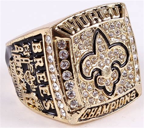 Drew Brees Saints High Quality Replica 2009 Super Bowl XLIV Championship Ring | Pristine Auction