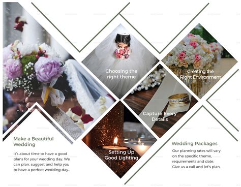 Wedding Planner Brochure Design Template in PSD, Word, Publisher ...