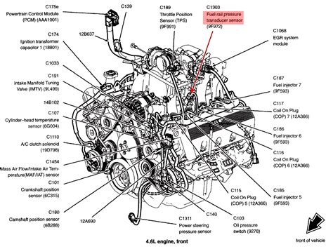 2004 Ford Explorer Fuel Rail Pressure Sensor