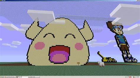 Most massive digimon pixel art ever!!! Minecraft Map