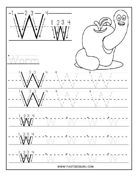 13 Awesome Letter W Worksheets for You - Kitty Baby Love