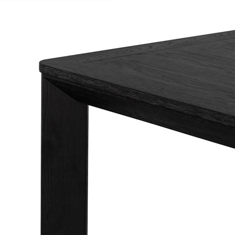 Lambert 3m Wooden Dining Table - Full Black | Interior Secrets