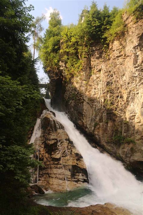 Bad Gastein Waterfall - Falls in a Health Spa Town's Waters