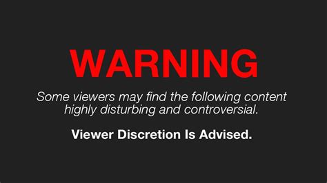 WARNING: Viewer Discretion Is Advised. on Vimeo