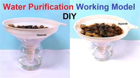 water purifier - water purification working model - science project ...