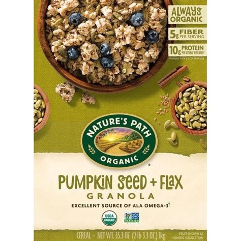 Nature's Path Flax Plus Pumpkin Flax Granola (35.3 oz) Delivery or Pickup Near Me - Instacart