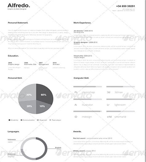41+ One Page Resume Templates - Free Samples, Examples, & Formats Download! | Free & Premium ...