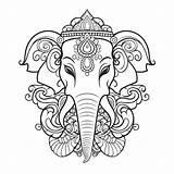 Ganesha Coloring Pages sketch template