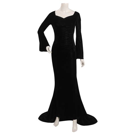 Wednesday - Morticia Addams Cosplay Costume Dress Outfits Halloween Ca ...