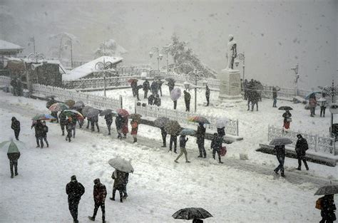 Today's Photo : Shimla shivers after Snowfall