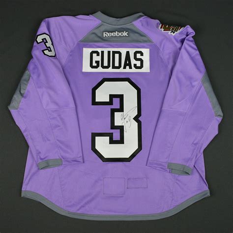 Lot Detail - Radko Gudas - Philadelphia Flyers - Hockey Fights Cancer Warmup-Worn Autographed Jersey