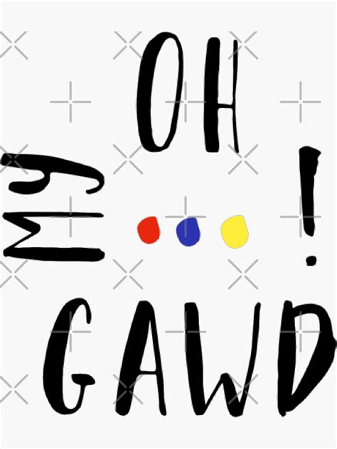 "Oh my gawd Janice " Sticker for Sale by kyliecarroll | Redbubble