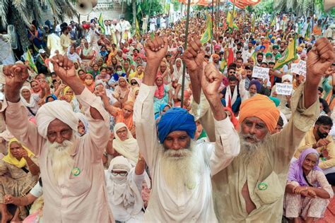 Punjab farmer ends life during protest against new farm Bills - Rediff.com India News