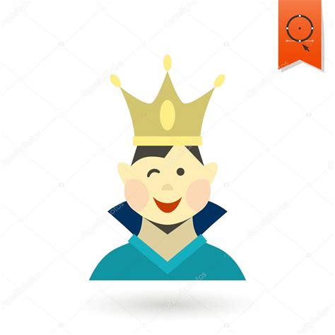 Little Boy With a Crown Stock Vector Image by ©HelenStock #102285662