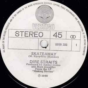 Dire Straits – Skateaway (1980, Vinyl) - Discogs