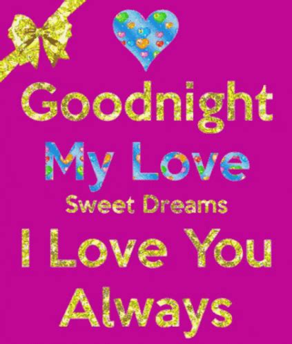 Good Night My Love Sweet Dreams Love You GIF | GIFDB.com