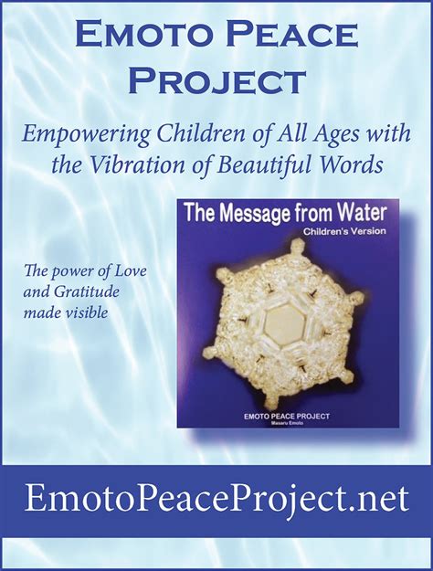 Update: The Emoto Peace Project