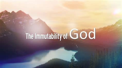 Prayer of Thanksgiving for God’s Immutability – Lee Dodd