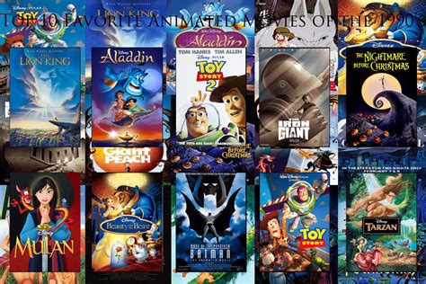 My Top 10 Favorite Animated Movies of the 1990s by Ezmanify on DeviantArt